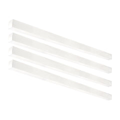 Case of 4 - 4ft LED Linear Architectural Up/Down Light - 40W - 5200 Lumens - CCT Selectable - Energetic Lighting