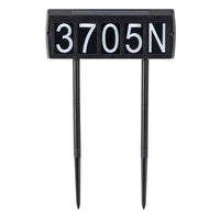 Solar LED Address Light - Black Finish - Gama Sonic