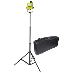 Nightstick Intrinsically Safe Magnetic Scene Light Kit w/6' Tripod & Blow Molded Case - Li-Ion - Green - UL913 / ATEX