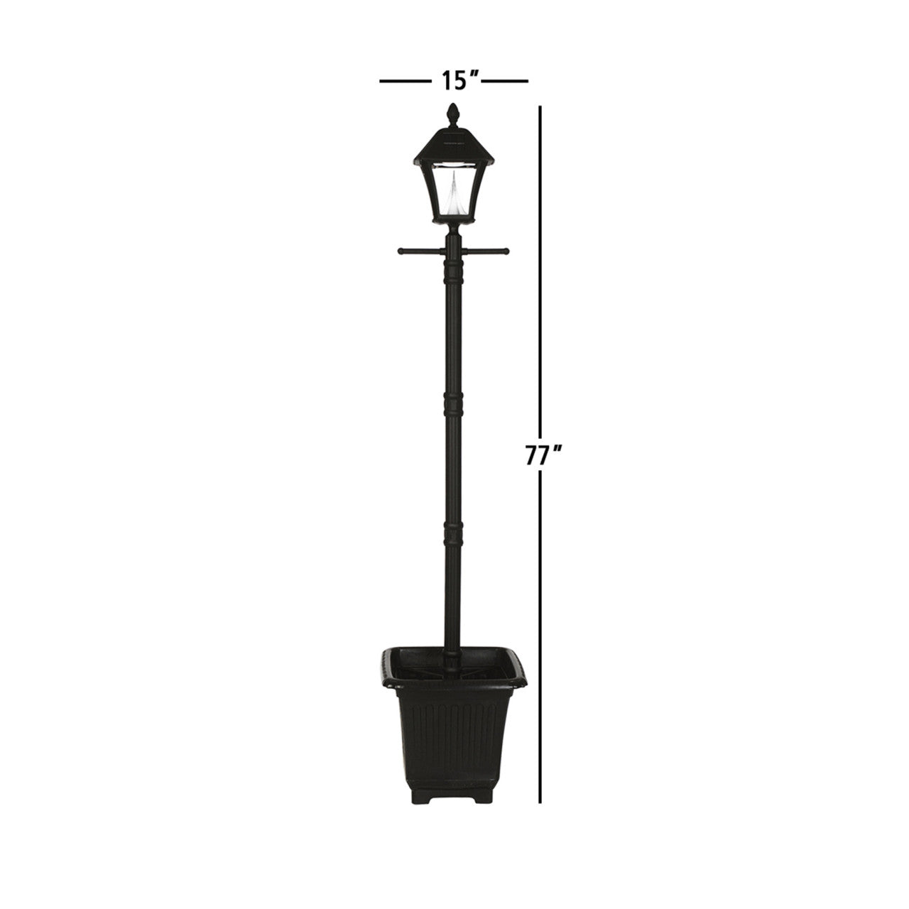 Solar LED Baytown Lantern Light - Gama Sonic