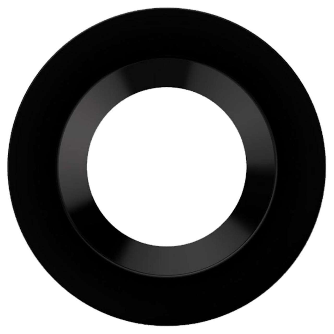 10in. Interchangeable Trim for Remote Driver Downlights - Matte Black - Keystone