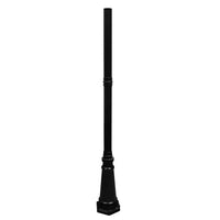 6.5ft. Imperial Outdoor Light Pole - Black - Gama Sonic