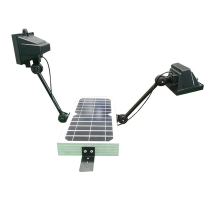 LED Solar Dual Head Sign Light - 1600 Lumens - LumeGen