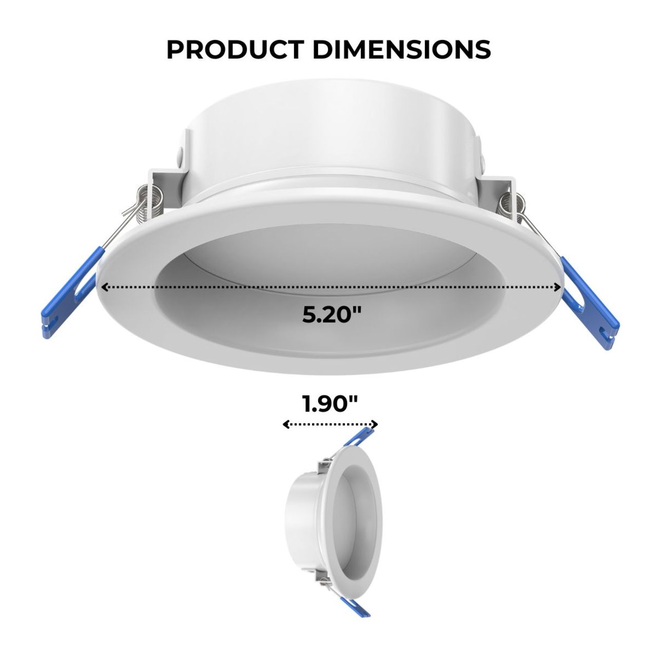 4in. LED Recessed Down Light - Wattage Adjustable up to 15W - Color Tunable 27K/30K/35K/40K/50K - LumeGen