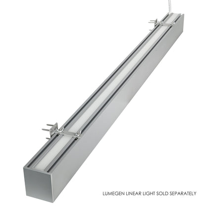 Wall Mount Bracket for LumeGen Linear Light - Silver Finish