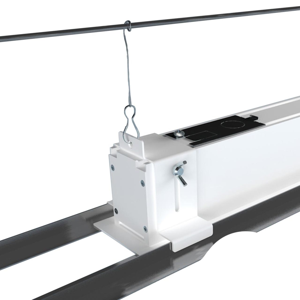 4ft. LED Recessed Linear Strip Light - 40W - Color Tunable 30K/40K/50K - White Finish - LumeGen