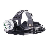 Rugged Blue 3W LED Rechargeable SOS Headlamp - 180 Lumens