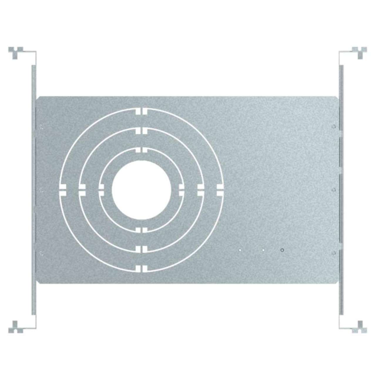 New Construction Plate for Downlights - with Adjustable Bars - Keystone