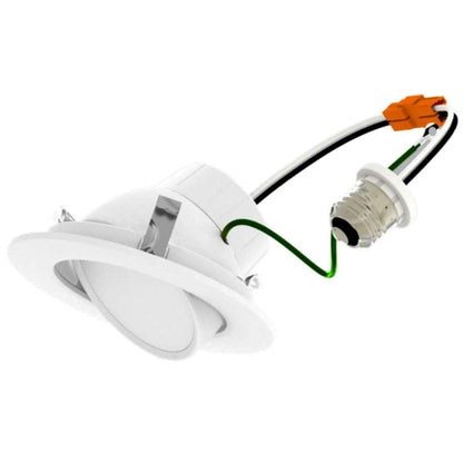 4in. LED Color Tunable Retrofit Downlight Gimbal Trim - 8W - 2700K/3000K/3500K/4000K/5000K - Keystone