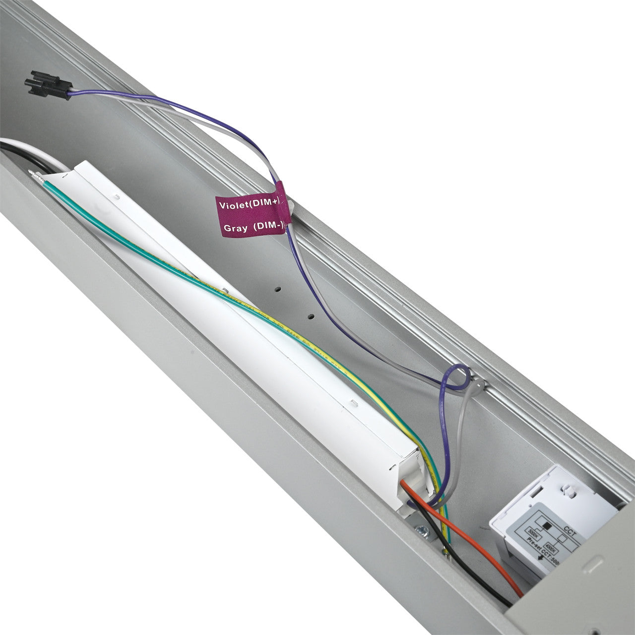 LED 4ft. Premium Architectural Linear Light - 40 Watt - Color Tunable 30K/40K/50K - White, Black, or Silver Lamp Body - LumeGen