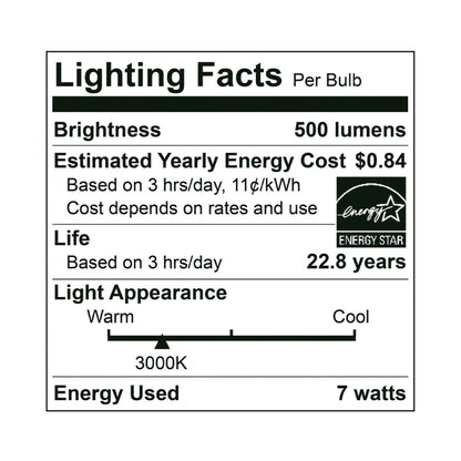 CASE OF 24 - LED MR16 Bulb - 7W - 500 Lumens - 12V - GU5.3 Base - Euri Lighting