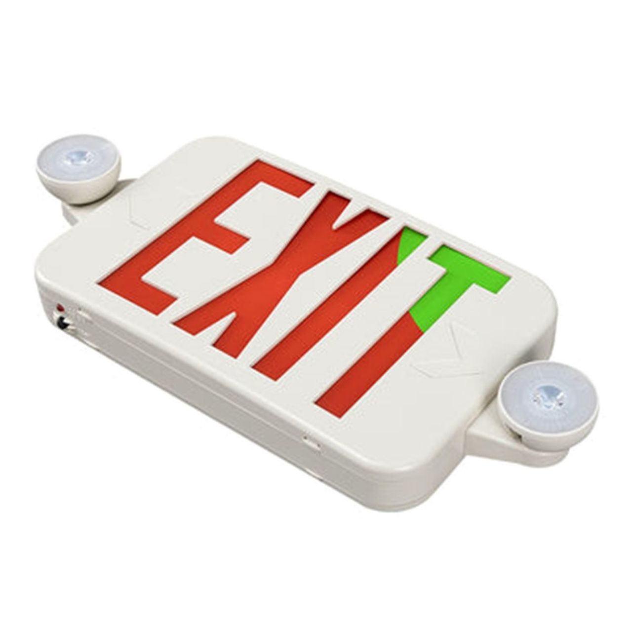 Case of 2 - LED H5 Exit & Safety Sign - Switchable Color Lens Red & Green - Beyond LED Technology