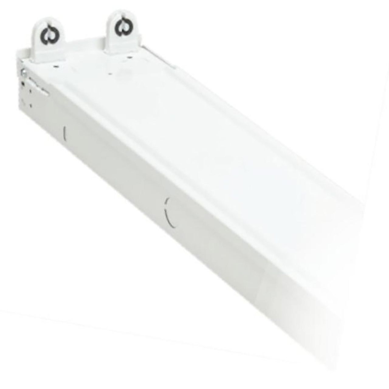 Case of 4 - 8ft. LED Ready Strip Light Fixture - 2 Lamp - Lamps Sold Separately - R17D - Keystone