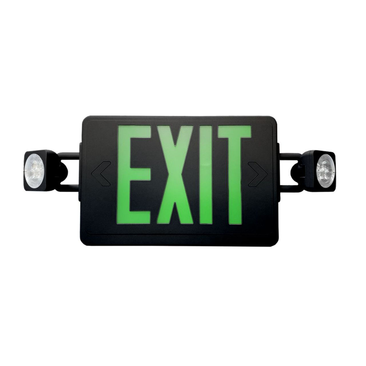 LED Reduced Profile Exit & Emergency Light Combo - Self Diagnostic - 90 Min. Emergency Runtime - LumeGen