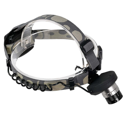 Rugged Blue 3W LED Military Zoomable Headlamp - 60 Lumens