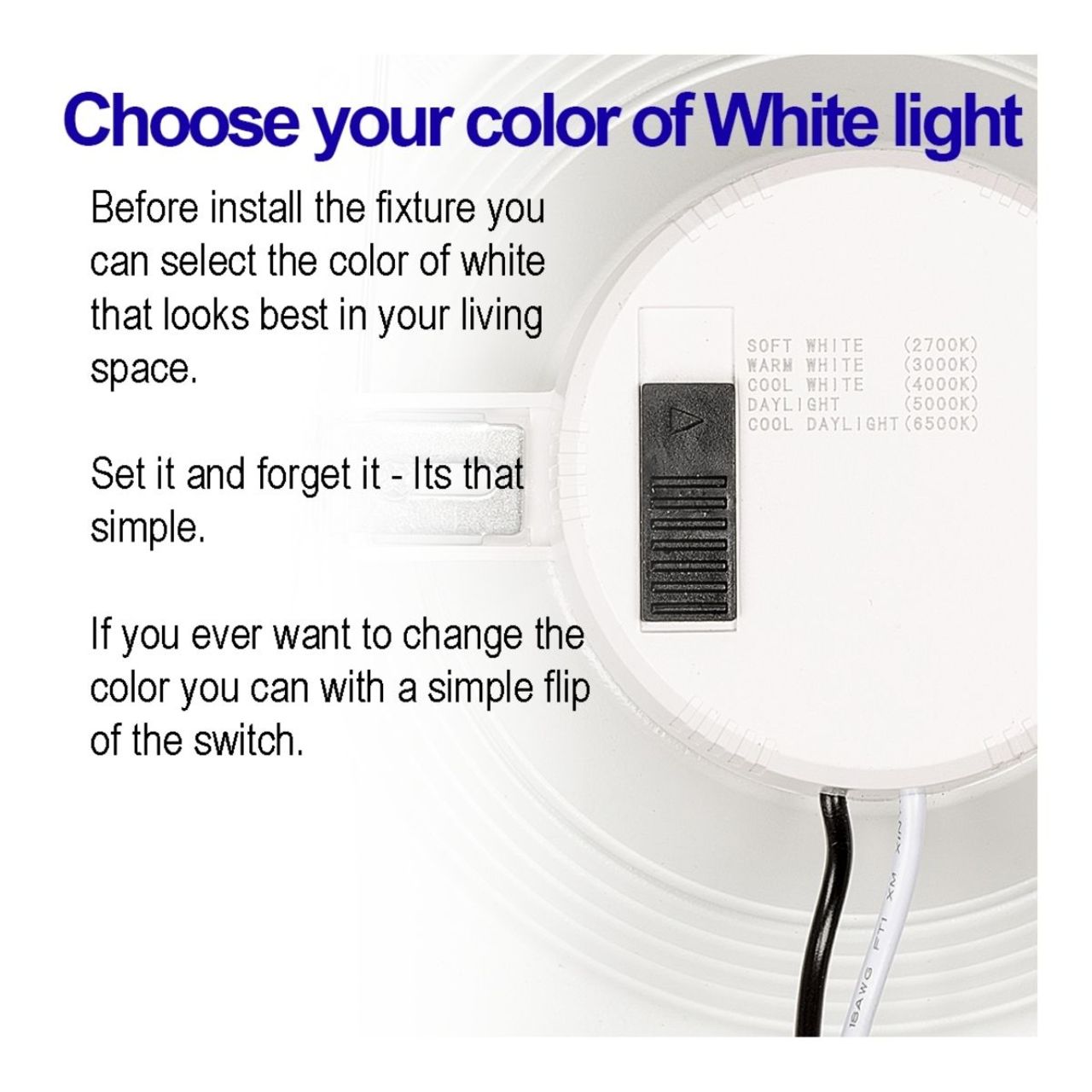 Case of 6 - 4in LED Recessed Retrofit - 10W - 650 Lumens - Color Selectable - E26 Base - Energetic Lighting