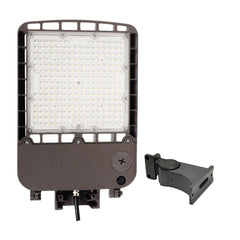 LED Area Light with Square/Round Pole Mount Bracket - Wattage Adjustable 70W/100W/150W - 5000K - LumeGen