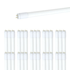 Case of 30 - 18in. T8 LED Glass Tube - 6W - Type B - 750 Lumens - LumeGen (15 2-Packs)